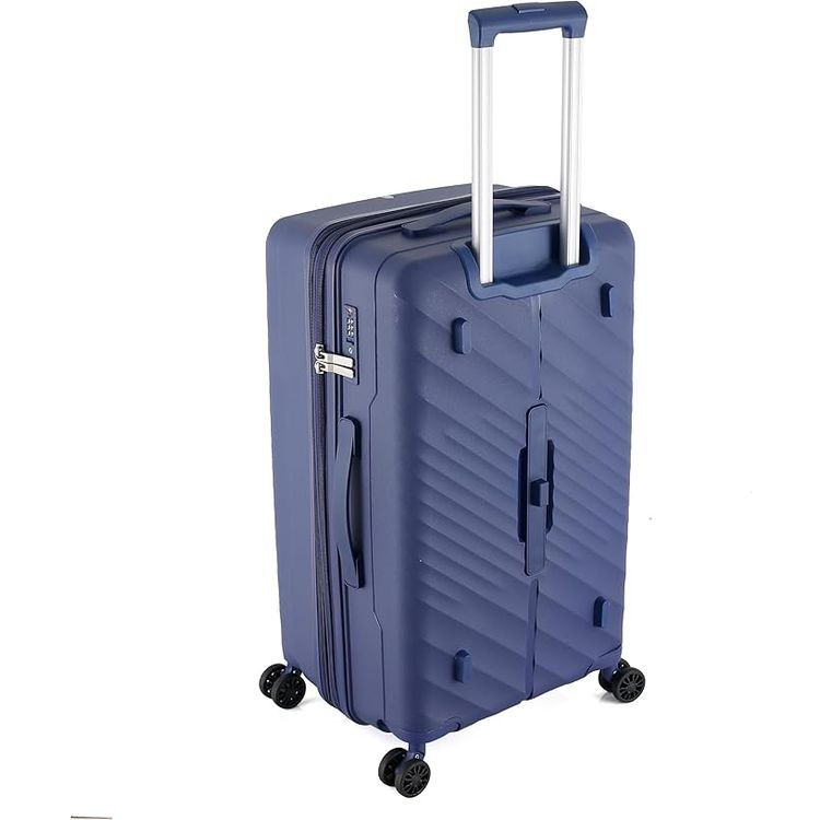 H.T Luggage Bag, Hard Case Polypropylene (PP) Material - Medium/Blue