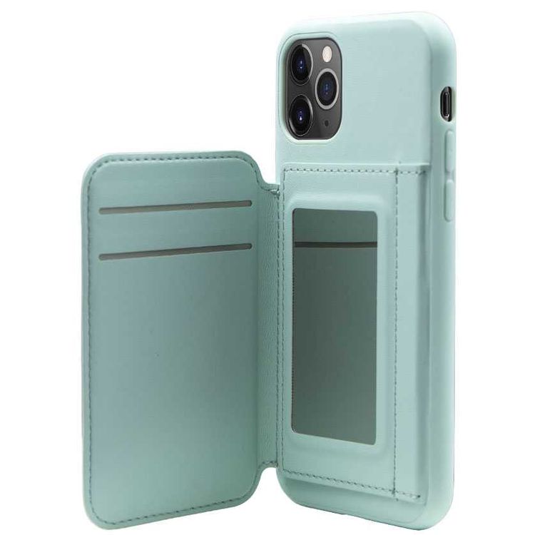 Habitu Odessa Mirror Folio Case for iPhone 11 Pro - Mint