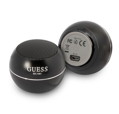 CG MOBILE Guess GUWSALGEK Bluetooth Mini aluminum Speaker 3W, battery 300 mAh - Black