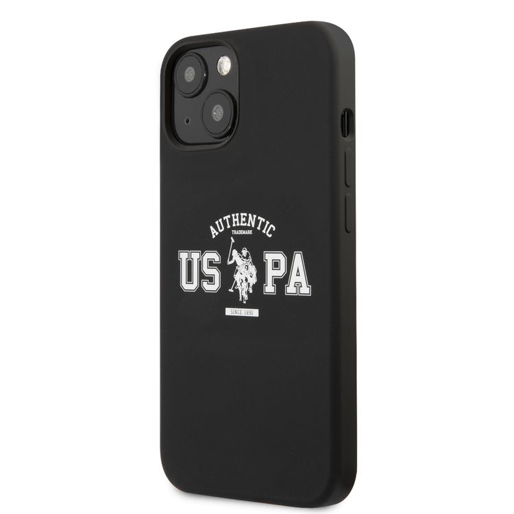 CG MOBILE U.S. Polo Assn. Liquid Silicone Authentic Logo Compatible for iPhone 13 (6.1") Drop Resistant, Easy Access to All Ports, Anti-Scratch, & Shock Absorption Protective
