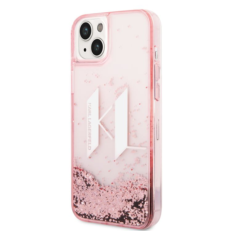 Karl Lagerfeld Liquid Glitter Case Big KL Logo