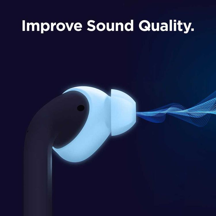 Elago Basic Earbuds with Cover Pouch for Apple Airpods, Secure Wear, Precise Sensor , Improved Sound Quality, Non-toxic & Soft Material - Lavender