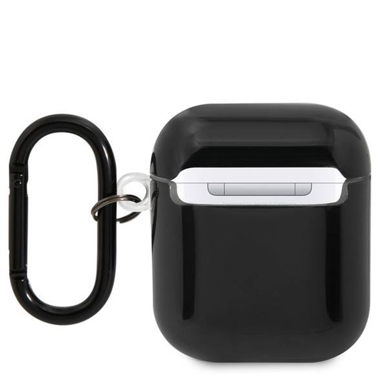 BMW M Collection Airpods 1&2 Case with Tricolor Stripes, Scratch Resistant, Shock and Impact Protections, Easy to Install, Snap-on Design, Fingerprint Resistant Surface - Black