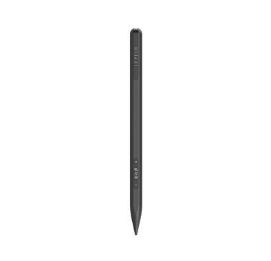 قلم Levelo SkyWrite Versa Stylus لجهاز iPad، بسعة بطارية 130mAh، مصنوع من سبائك الألمنيوم والبوليوكسي ميثيلين، واجهة شحن USB-C، أقل من ساعة واحدة لشحن البطارية، 10 ساعات من وقت العمل، وضع الاستعداد لمدة 6 أشهر، يحتوي على طرفين إضافيين، حقل مغناطيسي قوي - باللون الأسود.
