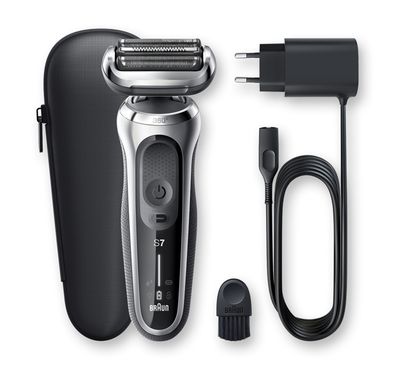 ماكينة الحلاقة براون Series 7 70-S1000S الرطبة والجافة - فضة