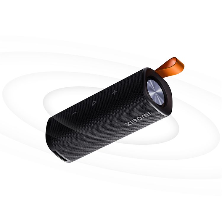 مكبر صوت بلوتوث Xiaomi Sound Outdoor 30W، سعة بطارية 2600 مللي أمبير، إصدار بلوتوث 5.4، عمر بطارية 12 ساعة، وقت شحن 2.5 ساعة - أسود