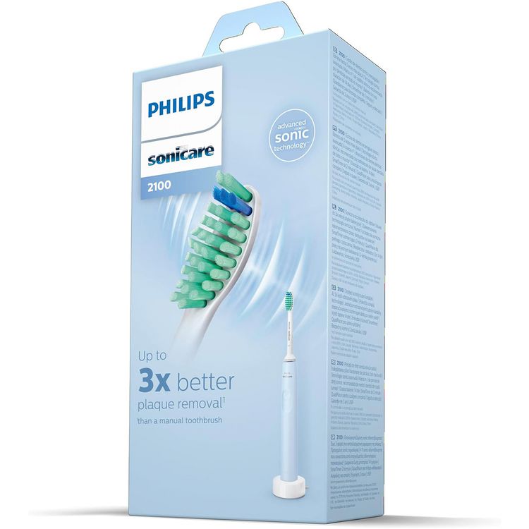 Philips Sonicare 2100 Series Electric Toothbrush-HX3651/12 - Light Blue