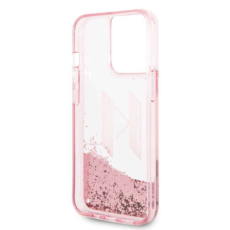 Karl Lagerfeld Liquid Glitter Case Big KL Logo