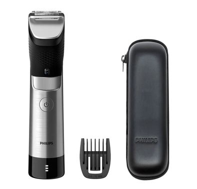 Philips Beard Trimmer 9000 Prestige With Power Adapt Sensor - Black / Silver