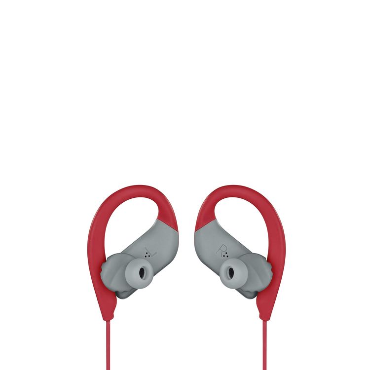 JBL Endurance Sprint Waterproof Wireless In-Ear Sport Headphones With Touch Controls, 8 Hours Playtime, Magnetic Hook Design with Hands-free Calls - Red