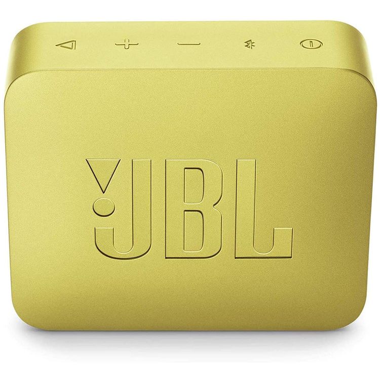 JBL GO 2 Portable Wireless Bluetooth Speaker, 5-hours Playtime, IP67 Waterproof Feature, Speaker Built-in Noise-Cancelling Speakerphone - Yellow