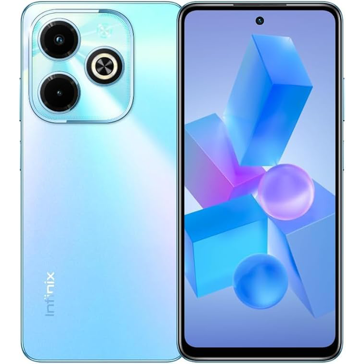 Infinix Hot 40i TRA Version, 6.56 inch HD+ Display, 50MP Dual AI Rear Camera, 5000mAh Battery - Palm Blue