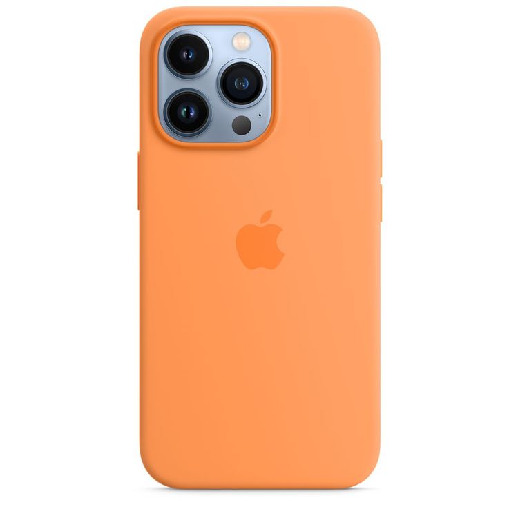 Apple Silicone Case with MagSafe Compatible for iPhone 13 Pro (6.1") – Marigold