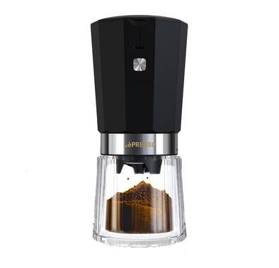 LePresso Black Rechargeable Coffee Grinder