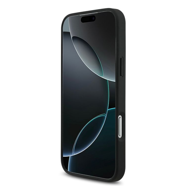 حافظة صلبة من الجلد الصناعي من Lacoste بنظام MagSafe مع شعار Petit Pique الأيقوني لهاتف iPhone 17 Pro Max، حماية ضد السقوط، تصميم نحيف، تصميم سهل التثبيت، تغليف مستدام - أخضر داكن