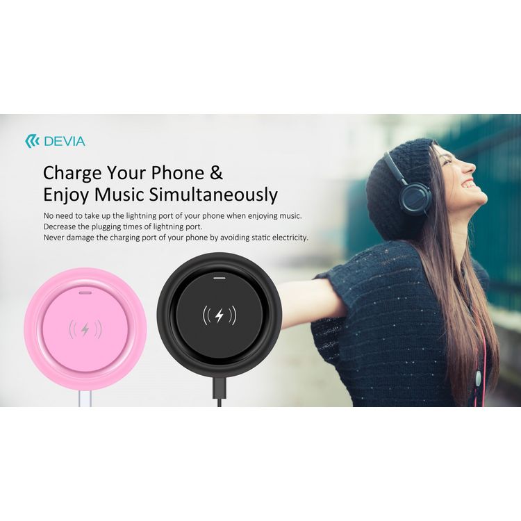 Devia Allen Series Ultra-Thin Wireless Charger V3 (15W) - White