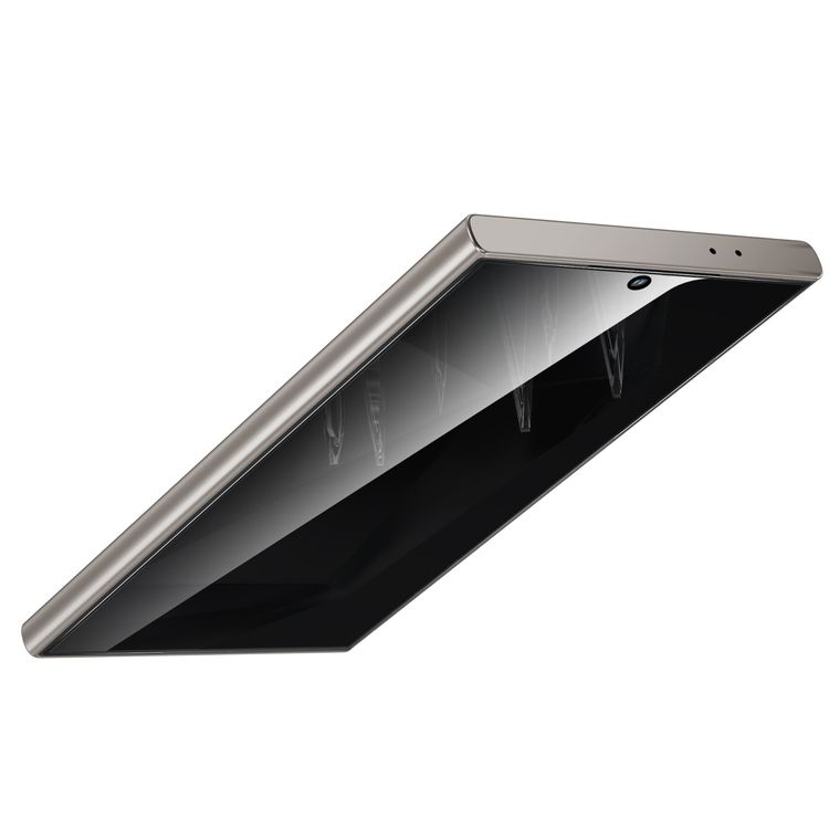 Green Lion 3D Edge Glue Dull Round Privacy Glass Anti - Fingerprint For Samsung Galaxy S23 Ultra