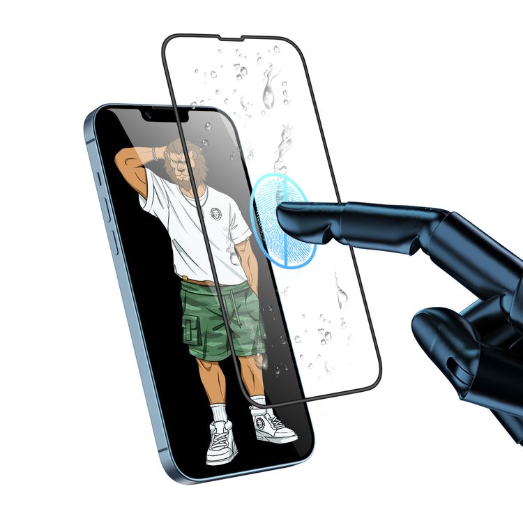 Green Lion 3D Silicone HD Glass Screen Protector for iPhone 13 Pro Max 6.7 inch - Clear