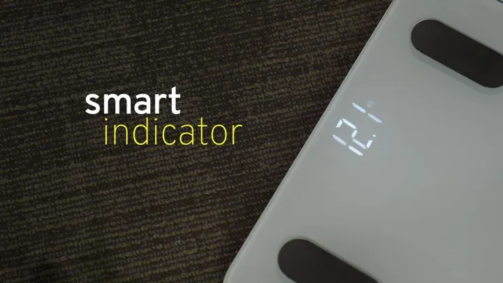 Body Weight Scale, Porodo Lifestyle Smart Bluetooth Full Body Fat Scale, Works with Bluetooth on iOS and Android