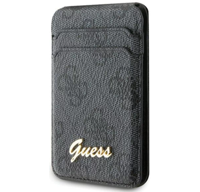 Guess Wallet Cardslot Magsafe Stand 4G Classic - Black