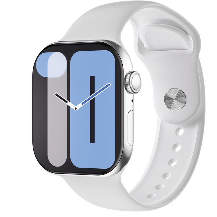 Green Lion Flex 46، ساعة ذكية بشاشة IPS مقاس 2.06 بوصة، وظيفة النقر المزدوج، رد واتساب في الوقت الفعلي، وضع استعداد يصل إلى 10 أيام، شاشة دائمة التشغيل، 3 مساعدات ذكية، وضع رياضي، مكالمات بتقنية Bluetooth، ترجمة، بوصلة، مقياس بارومتر، بطارية بسعة 250mAh، ساعة ذكية مقاومة للماء بمعيار IP54 - فضي