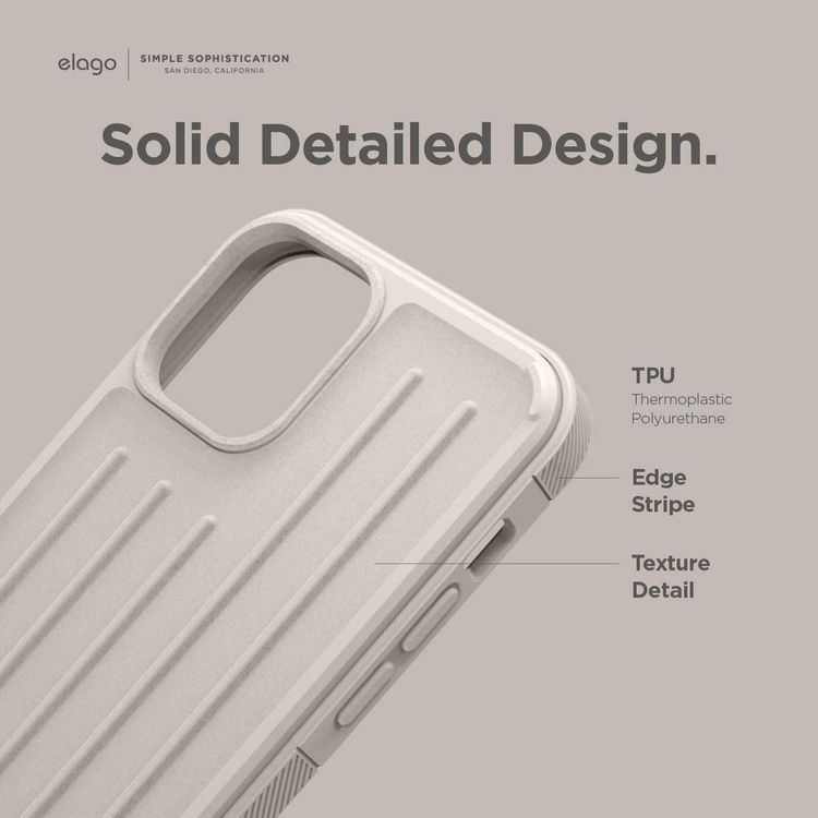 Elago Armor Case for iPhone 12 Pro Max (6.7") - Stone