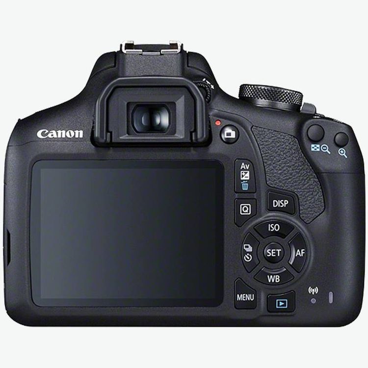 Canon EOS 2000D with III SLR Camera Lens Kit | Black