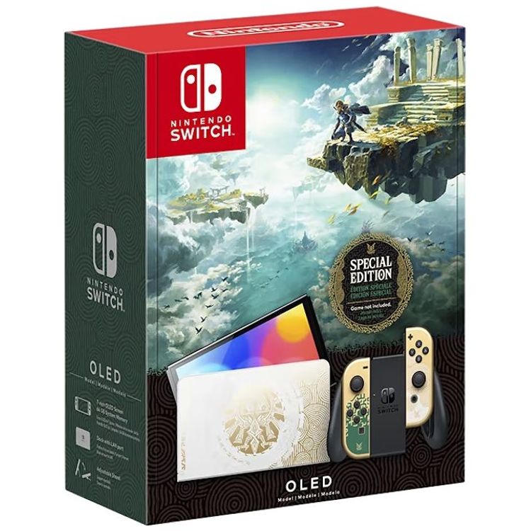 Nintendo Switch OLED Model - The Legend of Zelda: Tears of the Kingdom Edition - Black / Gold
