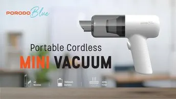 Buy Porodo Blue Portable White Vacuum Cleaner with 50W  Rated Power Now  (PB-50PVAC-WH)
