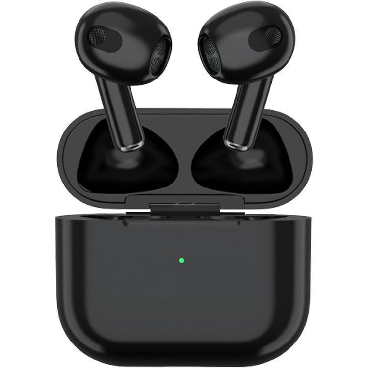 Green Lion True Wireless Bluetooth Earbuds, IPX5 Waterproof, Bluetooth Version 5.2, Built-in Microphone & Charging Case, Pure Sound Bass, Touch Sensor, Comfort Fit, Free Berlin Protective Case - Black
