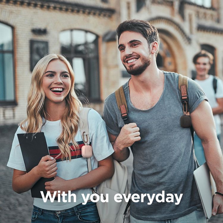 ELAGO Hang Case with Anti-Lost Ring for AirPods 3, Drop Resistant, Dustproof & Absorbing Protective Cover with Hang Case Suitable with Wireless Charger Sand Pink