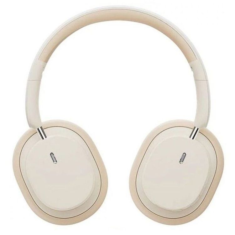 Baseus Bowie D05 Bluetooth Headphones with Spatial Audio, Hight Quality Phone Calls, Connecting to 2 Devices Simultaneously, 70 Hours Audio Playback - Creamy White 