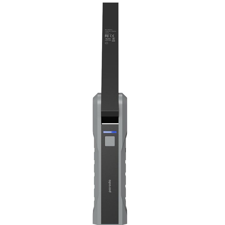 Lifestyle By Porodo 2 in 1 Foldable Outdoor Flashlight - Black