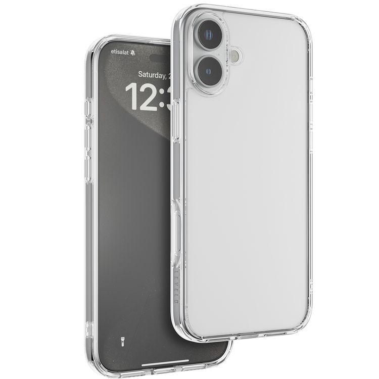 Levelo Clara Case for iPhone 16 Pro Plus with Clearview Technology, 3H Scratch Resistance - Clear