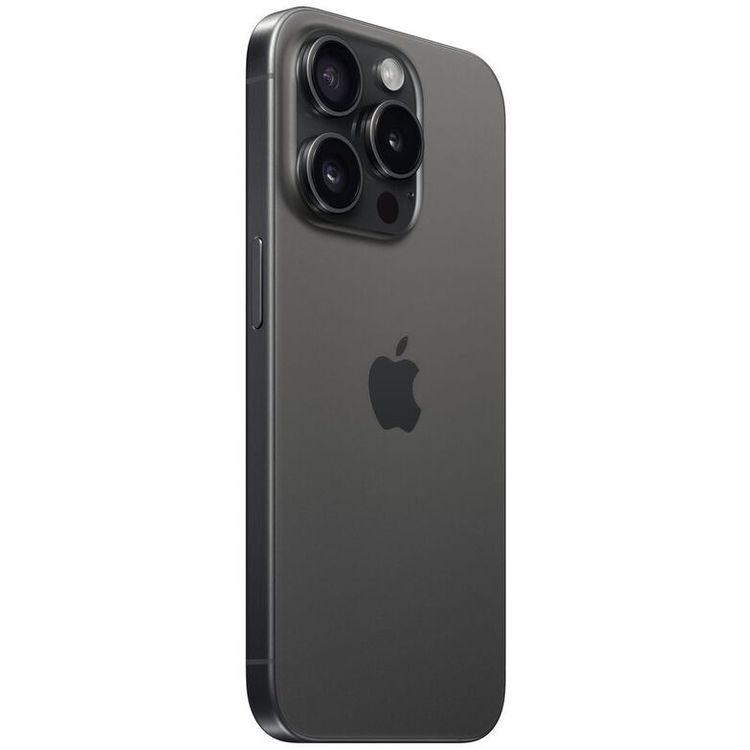 Apple iPhone 15 Pro with 512GB Capacity, 6.1-inch Screen Size, Dual eSIM, 48MP Camera Resolution, A17 Bionic Chip, USB-C Connector Type, 5G Network Technology, Splash, Water & Dust Resistant - Black Titanium