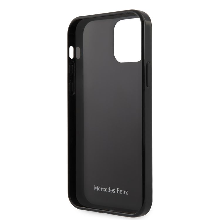 CG MOBILE Mercedes-Benz PC/TPU Silver Stars Pattern Case Compatible for iPhone 12 / 12 Pro (6.1") Scratches Resistant, Easy Access to All Ports