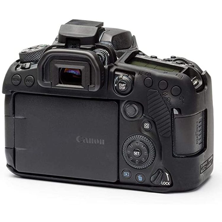 EasyCover Case for Canon 90D EA-ECC90DB Silicone Camera Case - Black