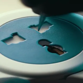 بورودو شريط متعدد المقابس بقوة 2500 واط مع 4 مقابس AC، و منافذ USB-A و USB-C مزدوجة في الإمارات العربية المتحدة | لون رمادي | (PD-FWCH020-GY)