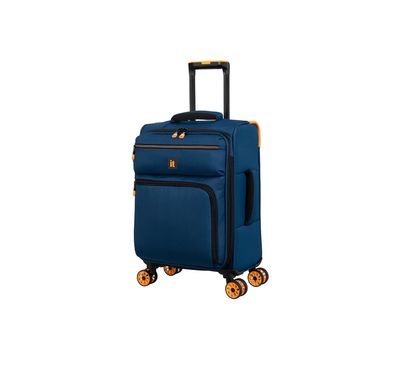 it Luggage Compartment Cabin Trolley, Lightweight Shell, Expandable Base, Spinner Wheels, TSA Lock - Dress Blues