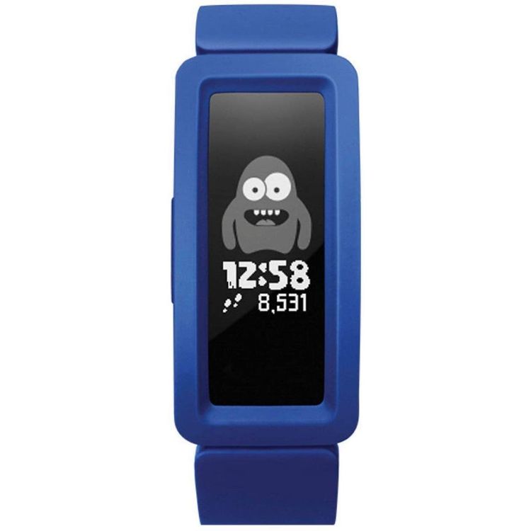 فيتبيت ايس 2 للياقة البدنية سوار معصم متوافق مع الأطفال بعمر 6 سنوات فما فوق ، وجوه ساعة متحركة ، وتتبع النوم ، وتتبع النشاط طوال اليوم ، ومقاومة السباحة للماء (50 مترًا) ، وعمر بطارية 5 أيام - اصفر نيون/سماوي ليلي