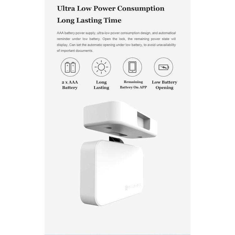 Xiaom Yeelock Smart Cabinet Lock Set (3011445) - White