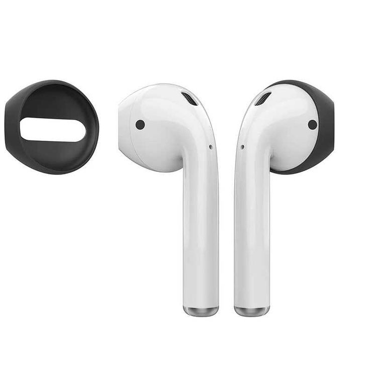 AhaStyle Fit in the Case Ear Covers for Airpods ( 3 Pairs ) - Black