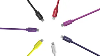 Porodo PVC USB-A to Lightning Cable in UAE | 2.4A Current, 1.2m Cable Length - Yellow | (PD-CEL12-YEL)