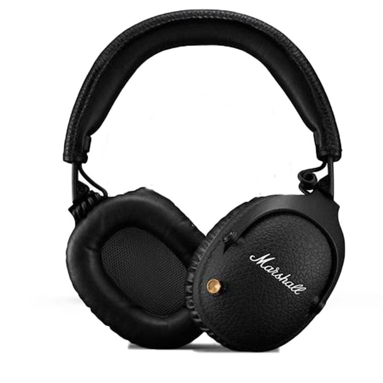 مارشال مونيتور II ANC سماعات بلوتوث فوق الأذن، بتصميم مريح وقابل للطي مع خاصية إلغاء الضوضاء النشطة - أسود