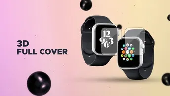 Buy Liberty Guard Screen Protector For Apple Watch (45mm) in UAE | 3D Full Cover - Clear | (LGCLR3DPET45MM)