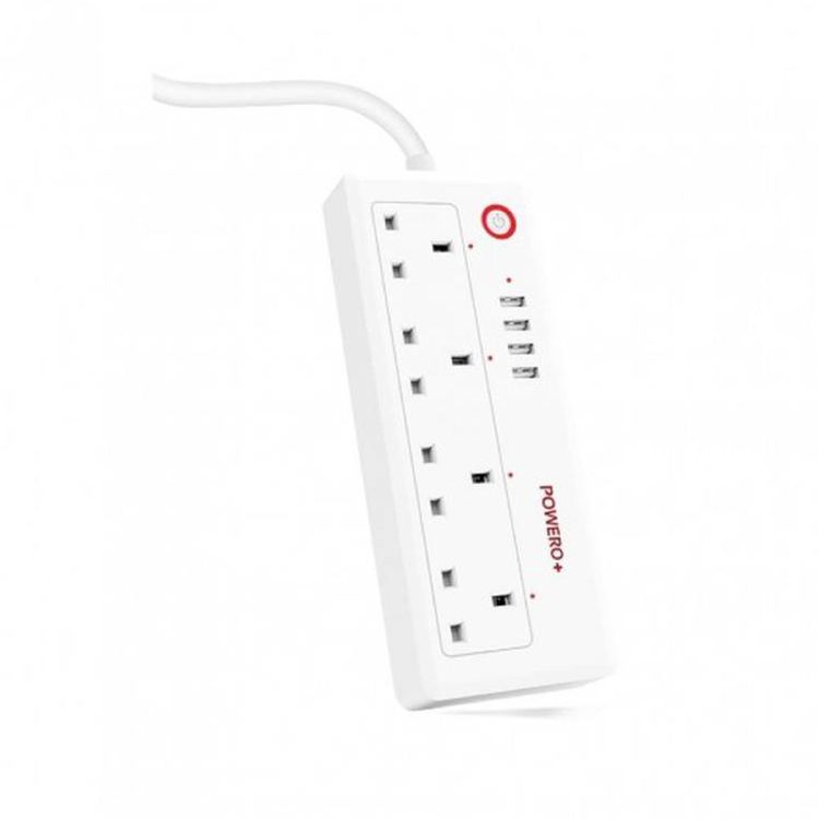 Powero+ Smart Power Strip with 20W PD - White