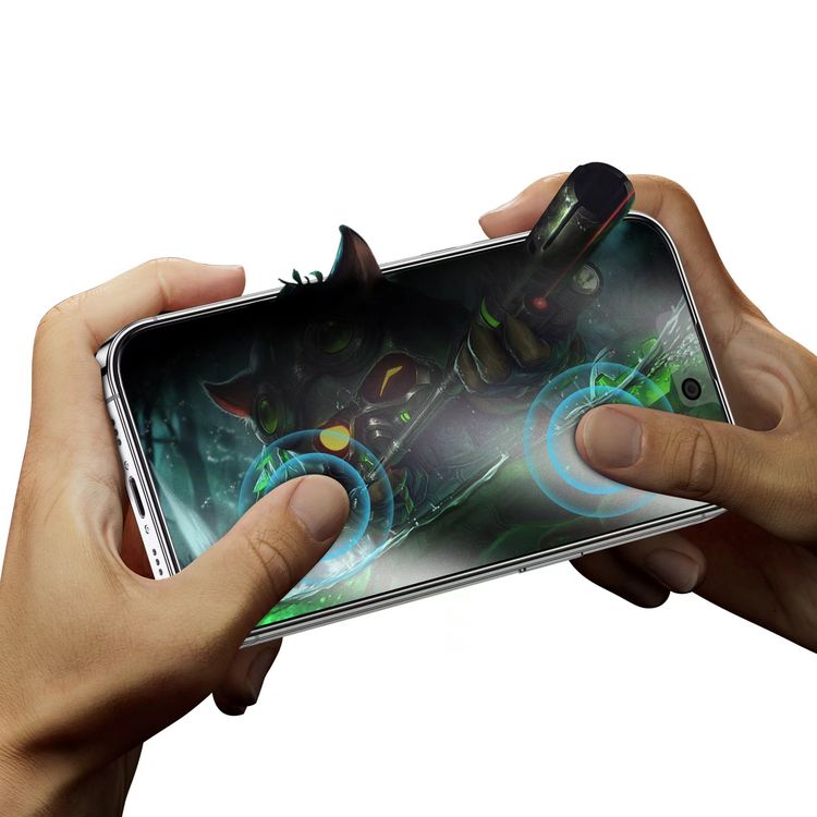 Green Lion 3D AG/Matte Privacy Glass Screen Protector for iPhone 14 Pro Max - Black