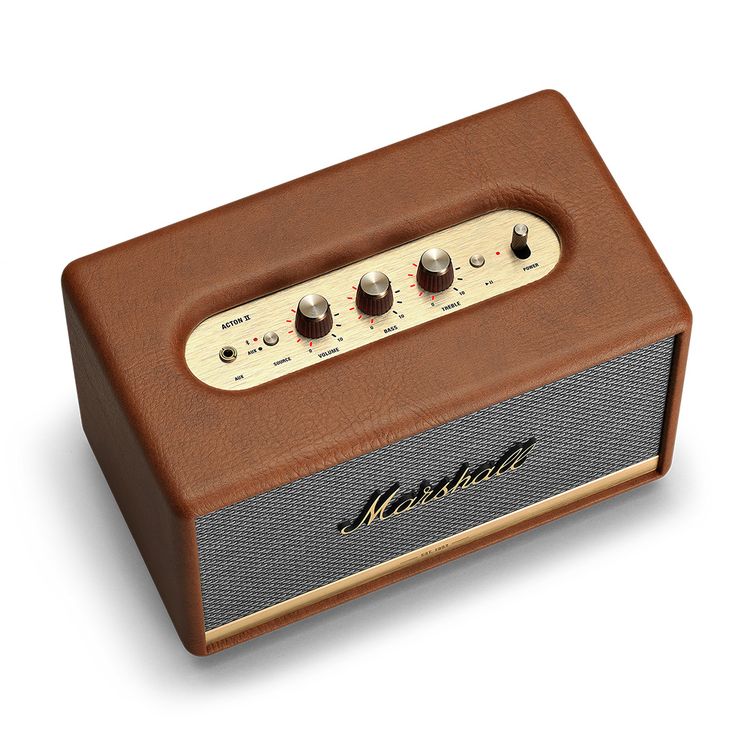 Marshall Acton 2 Bluetooth Wireless Stereo Speaker - Brown