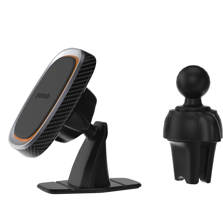 Porodo Air-vent & Stick-on Combo Mount - Gray