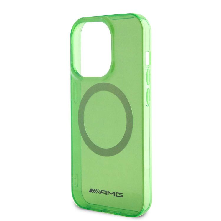 AMG iPhone 15 Pro For Magsafe Transparent Case  - Green
